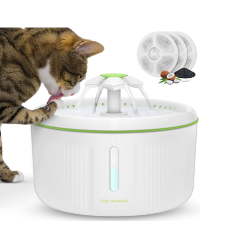 Healthy Super Quiet Flower Automatic Electric Water Bowl
